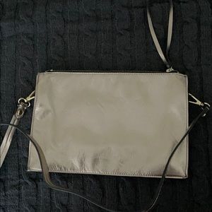 Zara crossbody bag in metallic gold